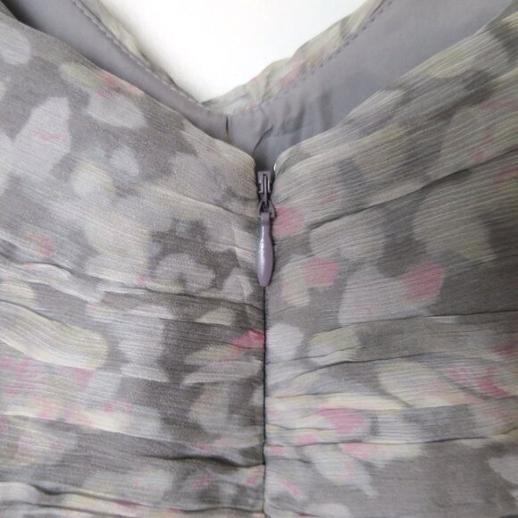 J. Crew Silk Chiffon Heidi Gown in Watercolor Size 2 - Picture 8 of 13